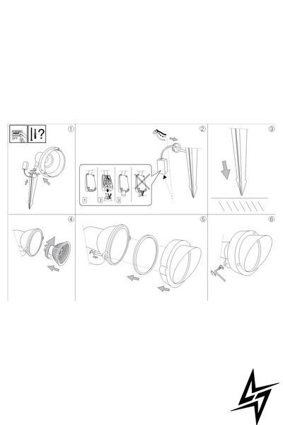 Ґрунтовий світильник Ideal Lux Terra 106205 білий GU10 IP65 106205 фото