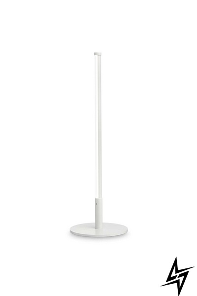 Декоративна настільна лампа Ideal Lux Yoko Tl Bianco 258881 LED 46620 фото наживо, фото в дизайні інтер'єру