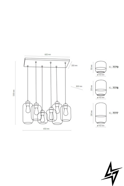 Люстра підвісна багатолампова TK Lighting Marco Silver 3359 29845 фото наживо, фото в дизайні інтер'єру