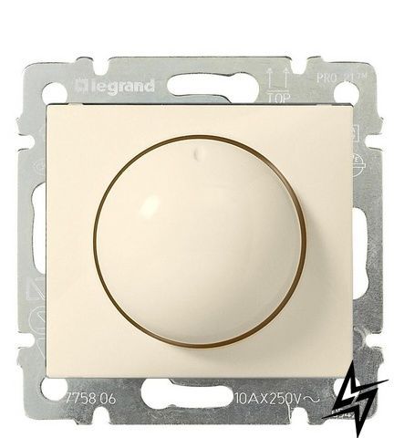 Світлорегулятор Legrand 774161 Valena Classic, бежевий, 10 А, IP20 фото