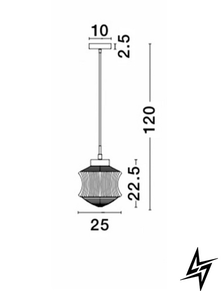 Подвесной светильник Nova luce Zion 9360541  фото в живую, фото в дизайне интерьера