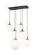 Люстра TK Lighting Esme 4793 на 6 ламп E27 чорний і білий 140 &times; 77 &times; 47 см - зображення 2