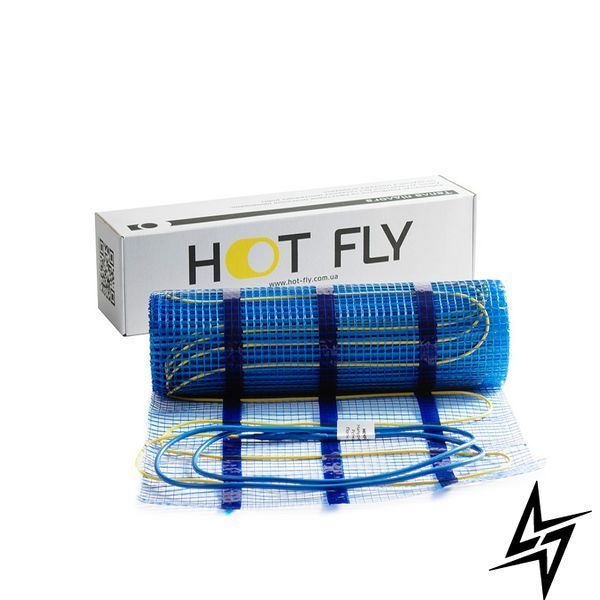 Нагрівальний мат двожильний HOT FLY HFM 10.00, 10.0 м. кв., 2000 Вт, 200 Вт/м&sup2; HFM1000 фото