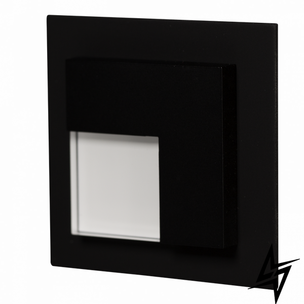 Настінний світильник Ledix Timo з рамкою 07-111-61 накладний Чорний 5900K 14V LED LED10711161 фото наживо, фото в дизайні інтер'єру