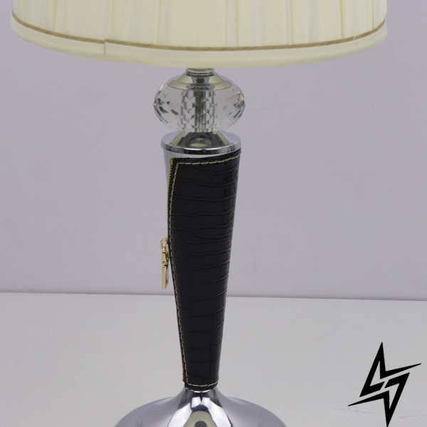 Настольная лампа L23-37655 Черный T1109/1-bk фото в живую, фото в дизайне интерьера