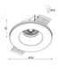 Светильник точечный врезной гипсовый KLOODI KD-GIPS RD130 H45  фото в дизайне интерьера, фото в живую 4/5