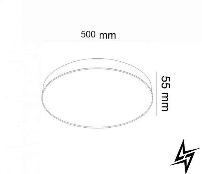 Світильник постільний MONZA KLOODI KD-MONZA500 60W 4К BK LED  фото наживо, фото в дизайні інтер'єру