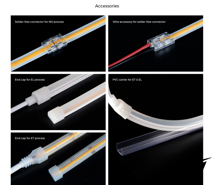 LED стрічка COLORS COB-24V-IP20 8W 520-530nm 5м DF6-24V-8mm-G фото