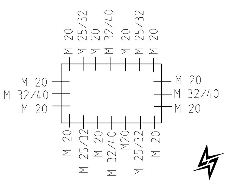 Розподільна коробка Spelsberg RK 4/25-25х4² IP66 sp61502501 фото