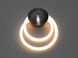 Современный светодиодный светильник шланг 5W Hoselight D23-32042 Хром/Черный SY9605-BHR фото в дизайне интерьера, фото в живую 2/3