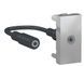 Аудіо розетка NU343330 Mini jack 1М алюміній Unica New Schneider Electric - зображення 1