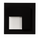 Настенный светильник Ledix Timo с рамкой 07-111-61 накладной Черный 5900K 14V ЛЕД LED10711161 фото в дизайне интерьера, фото в живую 1/5