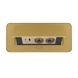 Розетка мебельная двойная с USB-A и USB-С Livolo золотая (VL-SHS013-TC-UA.UC-AP-A) фото 3/5