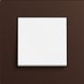 0211223 Рамка Esprit Linoleum-Multiplex Темно-коричневый 1-постовая Gira фото 2/2