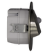 Настінний світильник Ledix Rubi з рамкою 09-212-22 врізний Сталь 3100K 14V з датчиком LED LED10921222 фото в дизайні інтер'єру, фото наживо 4/5