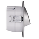 Настінний світильник Ledix Rubi з рамкою 09-225-16 врізний Алюміній RGB з радіоконтроллер RGB LED LED10922516 фото в дизайні інтер'єру, фото наживо 4/5