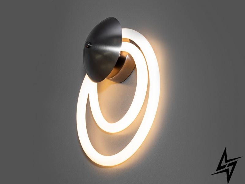 Современный светодиодный светильник шланг 5W Hoselight D23-32042 Хром/Черный SY9605-BHR фото в живую, фото в дизайне интерьера