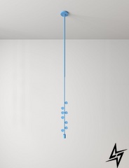 Подвесной светильник Ecualipt Blue (RAL 5024) Голубой LED 1700Lm 4500K  фото в живую, фото в дизайне интерьера