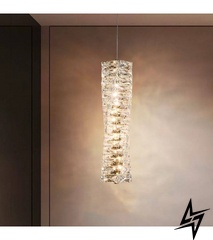Подвесной светильник светодиодный V23-14638 9080-gold фото в живую, фото в дизайне интерьера