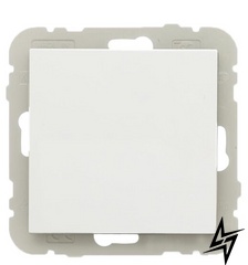 Одноклавішний сходовий вимикач Logus 10АХ 250В білий Efapel фото