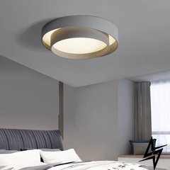 Світильник LED Minimal Grey D60 23-38627 Сірий/Білий 042160 фото наживо, фото в дизайні інтер'єру