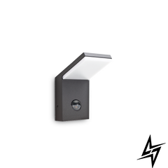 Настенный светильник (бра) 246864 Ideal Lux Style Ap Sensor Antracite 3000K  фото в живую, фото в дизайне экстерьера