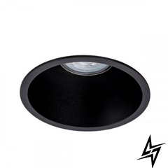 Врезной точечный светильник ZARlight 03344B Horn-GU10 Black  фото в живую, фото в дизайне интерьера