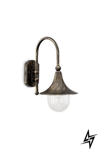 Настінний вуличний світильник Ideal Lux Cima 024134 чорний E27 IP43 024134 фото