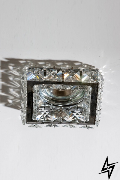 Хрустальный врезной точечный светильник Azzardo Ester AZ4410 52333 фото в живую, фото в дизайне интерьера