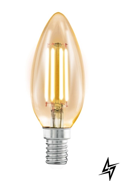 LED лампа Eglo 11557 C35 E14 4W 2200K 220Lm 9,8x3,5 см фото