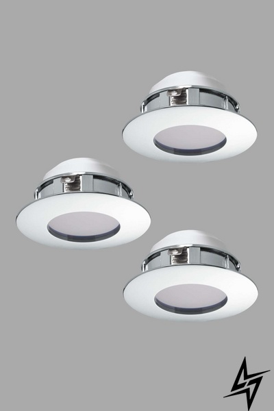 Точковий світильник для ванної Eglo Pineda 95822 LED 90058 фото наживо, фото в дизайні інтер'єру