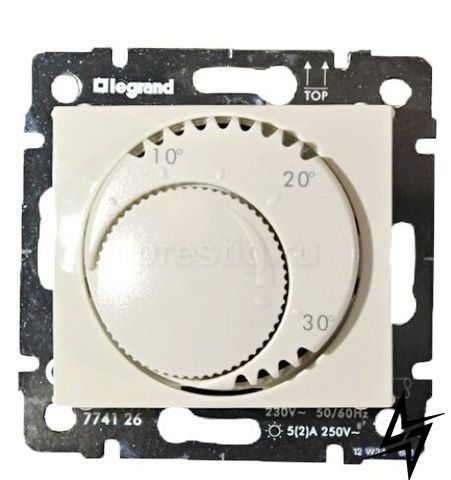 Термостат Legrand 774126 Valena Classic, бежевый, 3700 Вт, 8 А, IP20 774126 фото