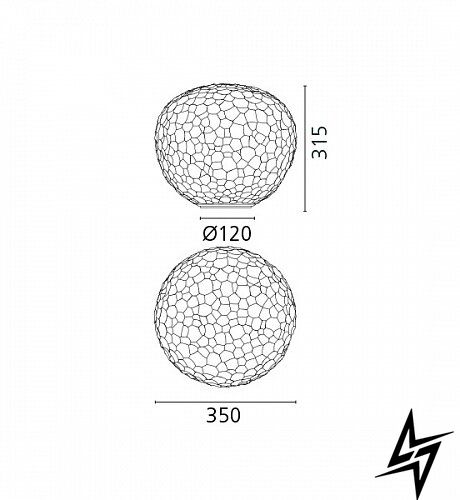 1700010A Artemide Meteorite фото