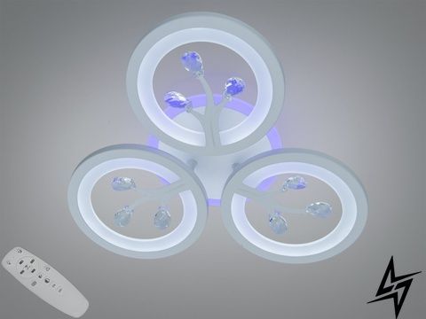 Потолочная LED люстра белая 50 Вт с пультом Penama 26-23274 фото