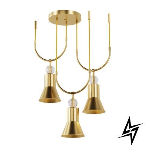 Люстра ARCH 3U PikArt 12443-5 Золотой фото