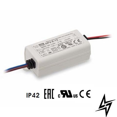 Блок живлення Mean Well 8W DC12V IP42 APV-8-12 фото