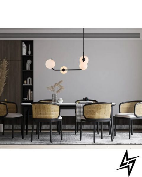 Люстра Italux Ferrand MDM-4123/4 BK черная 4&times;G9 MDM-4123/4 BK фото