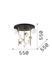 Люстра Ideal Lux Perlage 328423 золото 9&times;G9 328423 - изображение 2