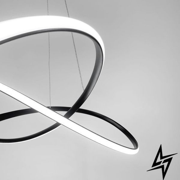 Подвесная LED люстра &Oslash;80 см черная TRIO COURSE 26-6414 SG6-800 BK фото