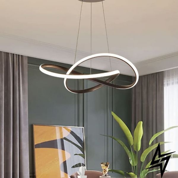 Подвесная LED люстра &Oslash;80 см черная TRIO COURSE 26-6414 SG6-800 BK фото