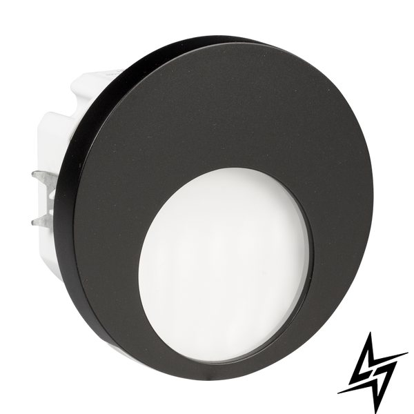 Настенный светильник Ledix Muna 02-224-62 врезной Черный 3100K с радиоприемником ЛЕД LED10222462 фото в живую, фото в дизайне интерьера