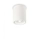 Гипсовый светильник точечный накладной Ideal Lux Oak Pl1 Round Bianco 150420 13119 фото в дизайне интерьера, фото в живую 5/6