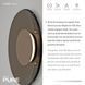 Paul Neuhaus Pure Moon 9594-97 Бра настінне LED 14,4W 100Lm 2700K Коричневий - зображення 6
