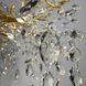 Изысканная золотая люстра DIAMINA с хрустальными камнями LE41099 8xG9 60см Золото/Прозрачный 33007 GD фото в дизайне интерьера, фото в живую 4/9