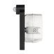 Настенный светильник Ledix Moza 01-222-61 врезной Черный 5900K с датчиком ЛЕД LED10122261 фото в дизайне интерьера, фото в живую 4/4