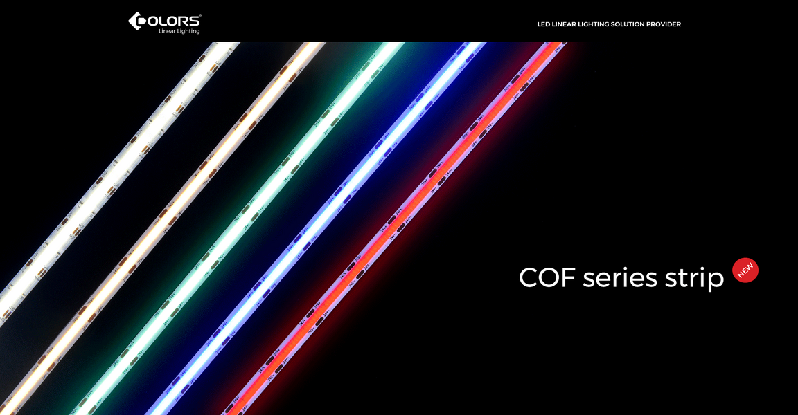 LED стрічка COLORS COB-24V-IP20 8W 630Lm 2700K 5м DF6-24V-8mm-SW фото