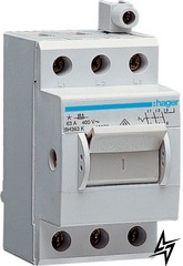 Компактний вимикач навантаження SH363K 3Р 63А / 400В з додатковою клемою Hager фото
