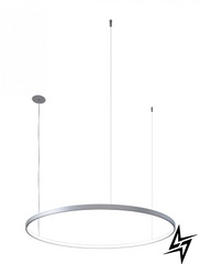 Светильник подвесной KLOODI KD-RG ONE UP 500 30W 3К ALU ЛЕД  фото в живую, фото в дизайне интерьера