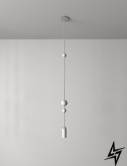 Подвесной светильник Sunderline 1S Gray (RAL 7036) Серый  фото в живую, фото в дизайне интерьера