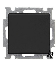 Двухкнопочный выключатель Basic 55 2CKA001012A2178 2006/5 UCGL-95-507 с подсветкой (черный шато) 2CKA001012A2178 ABB фото